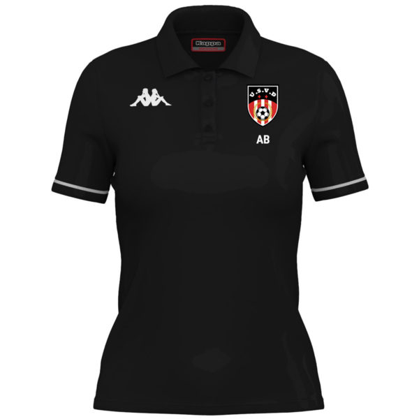 Polo en coton Barla Noir - Femme